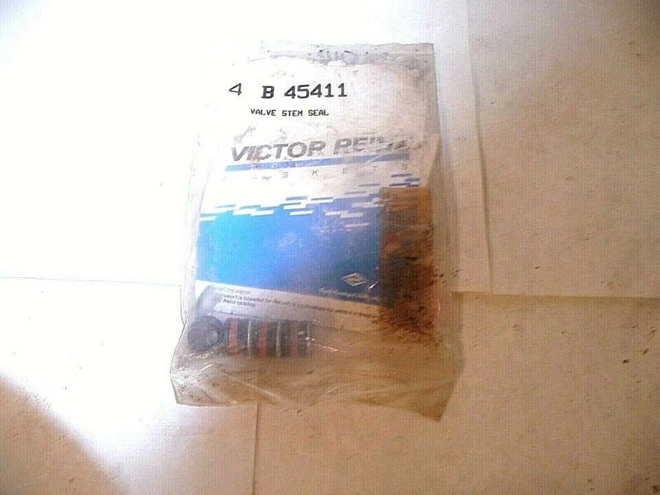 Victor Reinz B45411 Exhaust Valve Stem Seal Set (4) 1989-1998 Dodge 5.9L Diesel - Image 1 of 1