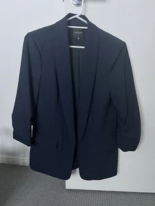 Womens Jacket Navy Blue Portmans Size 16 Like New - Picture 1 of 5