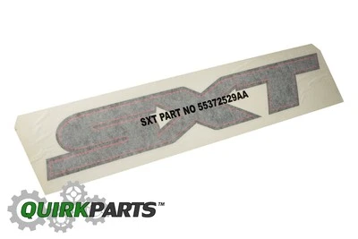 2007-2008 DODGE RAM 1500 SXT DECAL EMBLEM BADGE OEM MOPAR GENUINE 55372529AA - Image 1 of 4