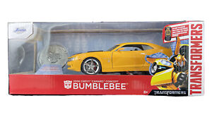 Jada Toys 2021 Transformers Bumblebee Yellow 2006 Chevy Camaro Concept w/ Coin