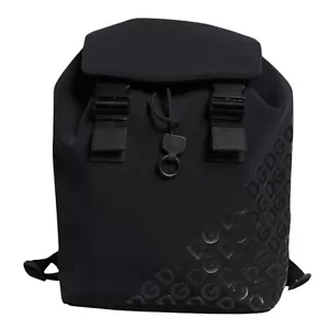 DOLCE & GABBANA Bag Black Neoprene Nylon DG Logo School Backpack Borse 1620usd - Picture 1 of 10