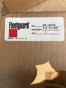 FILTRO DE AIRE AF4578 FLEETGUARD/CUMMINS NUEVO - Imagen 1 de 2