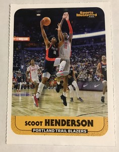 2023 Sports Illustrated SI For Kids SCOOT HENDERSON #1095 Trail Blazers Rookie