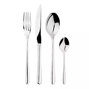 Set Posate Forchetta Cucchiaio Coltello Set Acciaio Inox 18/8 Sfera Ristorazione - Foto 1 di 22