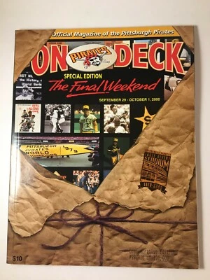 2000 Pittsburgh Pirates On Deck Special Edition Final Weekend Commemorative Magz - Image 1 of 4