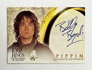 Topps Lord Of The Rings Fellowship Ring Billy Boyd as Pippin Autograph Auto LOTR - Picture 1 of 2