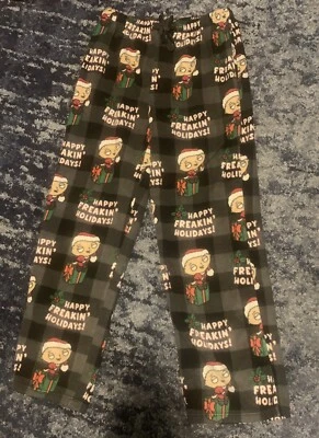 Pijama Stevie Griffin - ¡Felices Fiestas Freakin’! - Grande para hombre - 100 % poliéster Foto 1 de 3