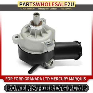 Power Steering Pump w/ Reservoir for Ford F-150 F-250 F-350 1978-1989 Mustan - Picture 1 of 9