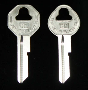 Chevrolet Chevelle 2 B10 B11 KEY BLANKS ALL GM 1936 thru 1966 - Bild 1 von 1