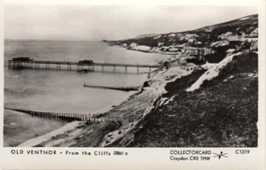 (s93) Old Ventnor From the Cliffs c1880 - Isle of Wight Pamlin Prints Postcard - Picture 1 of 2