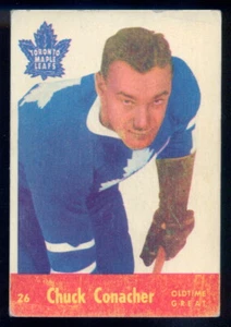 1955-56 PARKHURST NHL HOCKEY #26 Chuck Conacher VG-EX OLD TIME GREAT Maple Leafs - Picture 1 of 2