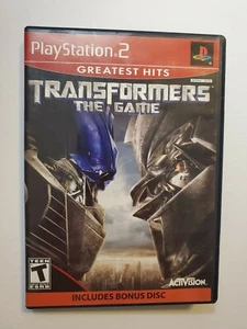 Transformers The Game (Sony PlayStation 2, 2007) Grandes éxitos con disco extra - Imagen 1 de 4