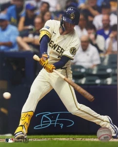 Milw Brewers Infielder BRICE TURANG Signed 8x10 Photo #7 AUTO - Picture 1 of 1
