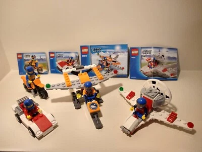 4x LEGO CITY Minifigures & Vehicles 5626 30150 30310 30012 - Image 1 of 4