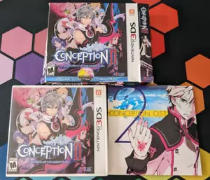 Conception 2 II Children of the Seven Stars Limited Edition + Music CD N 3DS EX - Picture 1 of 4