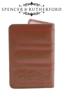 Spencer & Rutherford - Passport Cover Holder Case Protector - Summer Bloom Brown - Foto 1 di 4