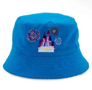 Disney Parks Artist Joey Chou Bucket Hat Reversible Icons Rides & Attractions - Picture 1 of 3