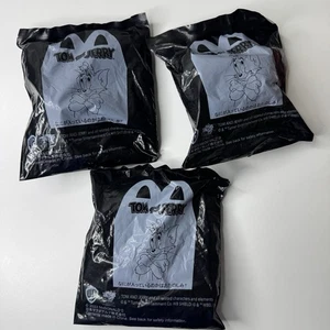2023 McDonald’s  Tom & Jerry Happy Meal Toy Set of 3 Unopened Bags  From Japan - Picture 1 of 5