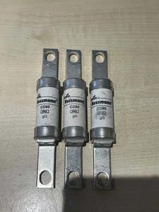 Juego de 3 fusibles industriales Bussman 80 amperios BS88 gG CD HRC CD80 - Imagen 1 de 1