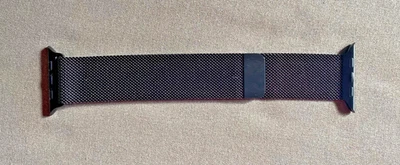 Apple Watch Milanese Loop 44 mm genuino OEM negro espacial usado Foto 1 de 4