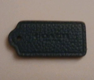 Coach Teal 2 Inch Hang Tag - Picture 1 of 2