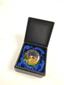 Pisces Zodiac Crystal Paperweight in Gift Box - Multi-Coloured Glass Gem - Picture 1 of 7