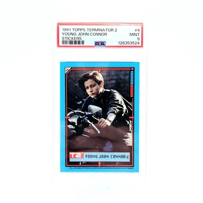 1991 Topps Terminator 2 #4 Young John Connor PSA 9  - Image 1 of 2