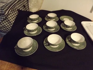 SYRACUSE CANDLELIGHT PORCELAIN CHINA choose teacups OR saucers - Picture 1 of 12