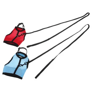 Arnés para caminar conejo 2 piezas: chaleco transpirable estilo conejito plomo - ajustable - Imagen 1 de 12