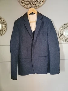 BROOKS BROTHERS 1818 Moon England WOOL Fitzgerald M Blazer Jacket Blue VTG - Picture 1 of 5