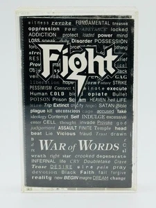 FIGHT - WAR OF WORDS - Used Cassette Tape ROB HALFORD - JUDAS PRIEST - Picture 1 of 2