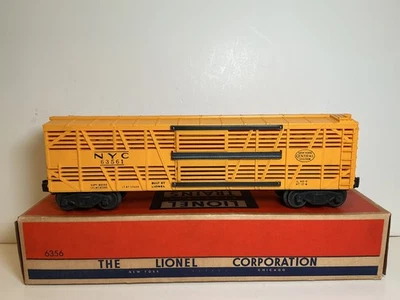 Lionel Post War 6356 NYC Stock Car Type II lightly used in original box - Image 1 of 4