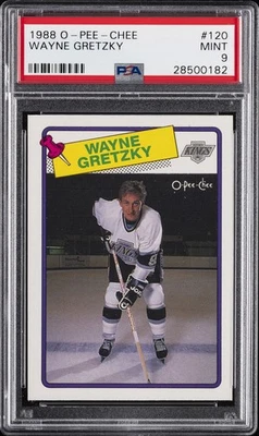 1988 O-PEE-CHEE #120 WAYNE GRETZKY PSA 9 - Image 1 of 2