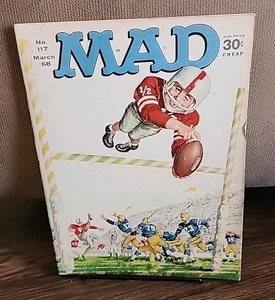 Mad Magazine March 1968 No. 117 Field Goal - Football - Nice - Picture 1 of 3