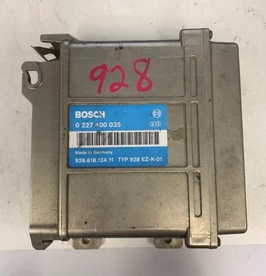Unidade de controle de ignição Bosch usada ECU 0227400035 Porsche 928 '87 92861812411 - Imagem 1 de 2