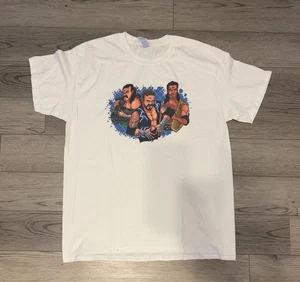 Jake The Snake/DDP/Razor Ramon Pro Wrestling Crate T-Shirt White Size XL WWE - Picture 1 of 3