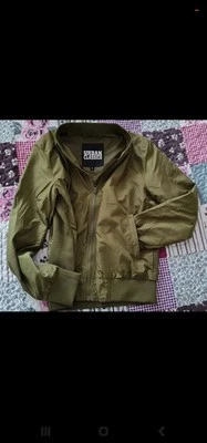 Urban Classics Damen leichte Bomberjacke olivgrün, Größe M - Bild 1 von 4