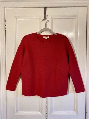 Seasalt Jumper, Size 14.’Fruity ll’- Beautiful Rich Red Knit In 80% Wool /Nylon. - Image 1 of 4