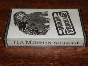D.A.M. - HUMAN WRECKAGE (DEMO CASSETTE 80s) UK THRASH METAL / ULTRA RARE! CRE - Picture 1 of 6