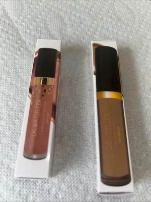 Lot Of 2 New Laura Geller  Ideal Fix Concealer And Chromatic  Water Lip Tint. - Image 1 of 3