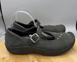 Keen Sandals Womens Size 10 Gray Suede Strap Mary Jane Closed Toe Hiking Outdoor - Picture 1 of 9