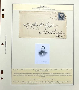 Specialty Collection - US Cover 1870 Franklin 1 Cent with write up - Picture 1 of 4