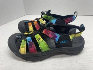 Keen Newport Retro Wander-Sandalen Batik geschlossene Zehe Bungee Cinch Damengröße 9 - Bild 1 von 5