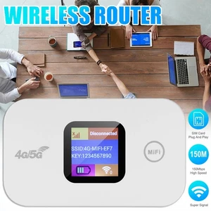 4G LTE Mobiler WLAN Hotspot 150 Mbit/s Wireless Router Tragbar WiFi Modem Router - Bild 1 von 12