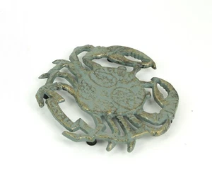 Scratch & Dent Cast Iron Crab Decorative Trivet Kitchen Accessories Home Decor - Picture 1 of 2