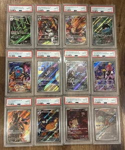 12x 2025 Pokemon JPN SV10 - Glory of Team Rocket Art Rare Ar Meowth PSA 10 GEM SET - Bild 1 von 13
