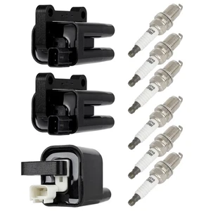 Ignition Coil and Spark Plug for 1997-2004 Mitsubishi Montero Sport UF196 UF197 - Picture 1 of 7