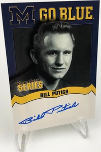 TK Legacy BILL PUTICH AUTO Signed M GO BLUE MGB16 Signed Card MICHIGAN WOLVERINE - Picture 1 of 6