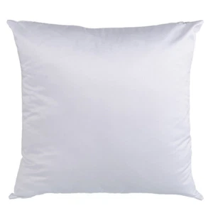 Funda de almohada en blanco con cremallera blanca de 16"" poliéster de 16"" 4 piezas - Imagen 1 de 8