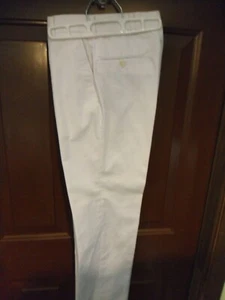 Boys White Pants 27" Waist New Polyester Blend - Picture 1 of 2